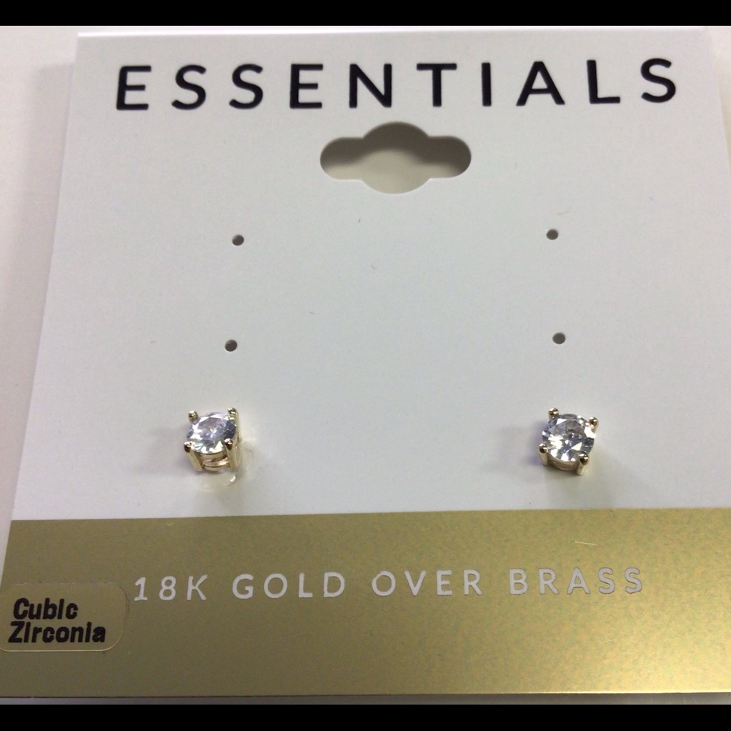 Essentials Cubic Zirconia Earrings 8$